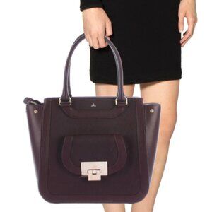 Milli Millu Zurich Tote Bag in Black Leather